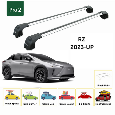Lexus Rz 2023-2025 Portbagaj Taşıyıcı Ara Atkisi - Ara Çubuk Paw Pro 2 Gri