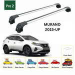 Nissan Murano 2015-2024 Portbagaj Taşıyıcı Ara Atkisi - Ara Çubuk Paw Pro 2 Gri