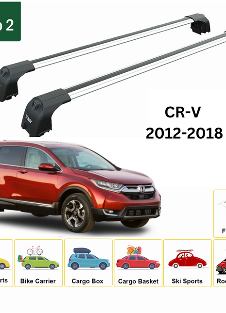 Honda Cr-V Mk4 2012-2018 Portbagaj Taşıyıcı Ara Atkisi - Ara Çubuk Paw Pro 2 Gri