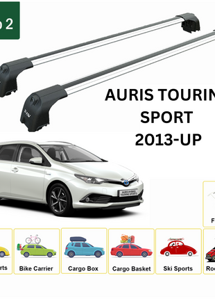 Toyota Auris Touringsport 2013-2019 Portbagaj Taşıyıcı Ara Atkisi - Ara Çubuk Paw Pro 2 Gri