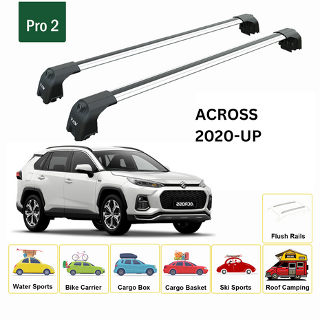 Suzuki Across 2020-2025 Portbagaj Taşıyıcı Ara Atkisi - Ara Çubuk Paw Pro 2 Gri