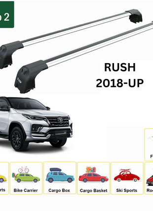 Toyota Rush 2018-2025Portbagaj Taşıyıcı Ara Atkisi - Ara Çubuk Paw Pro 2 Gri