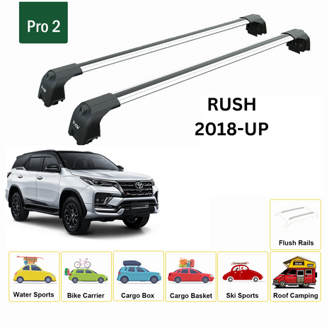 Toyota Rush 2018-2025Portbagaj Taşıyıcı Ara Atkisi - Ara Çubuk Paw Pro 2 Gri