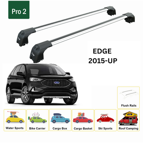 Ford Edge Cd539 2015-2025 Portbagaj Taşıyıcı Ara Atkisi - Ara Çubuk Paw Pro 2 Siyah