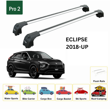 Mitsubishi Eclipse Cross 2018-2025 Portbagaj Taşıyıcı Ara Atkisi - Ara Çubuk Paw Pro 2 Gri