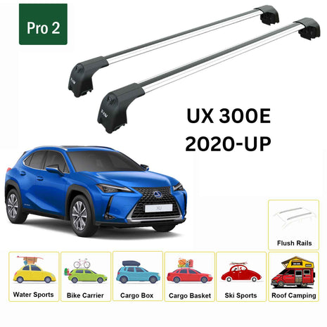 Lexus Ux 350E 2020-2025 Portbagaj Taşıyıcı Ara Atkisi - Ara Çubuk Paw Pro 2 Gri