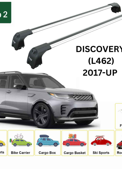 Land Rover Discovery 5 2017-2025 Portbagaj Taşıyıcı Ara Atkisi - Ara Çubuk Paw Pro 2 Gri