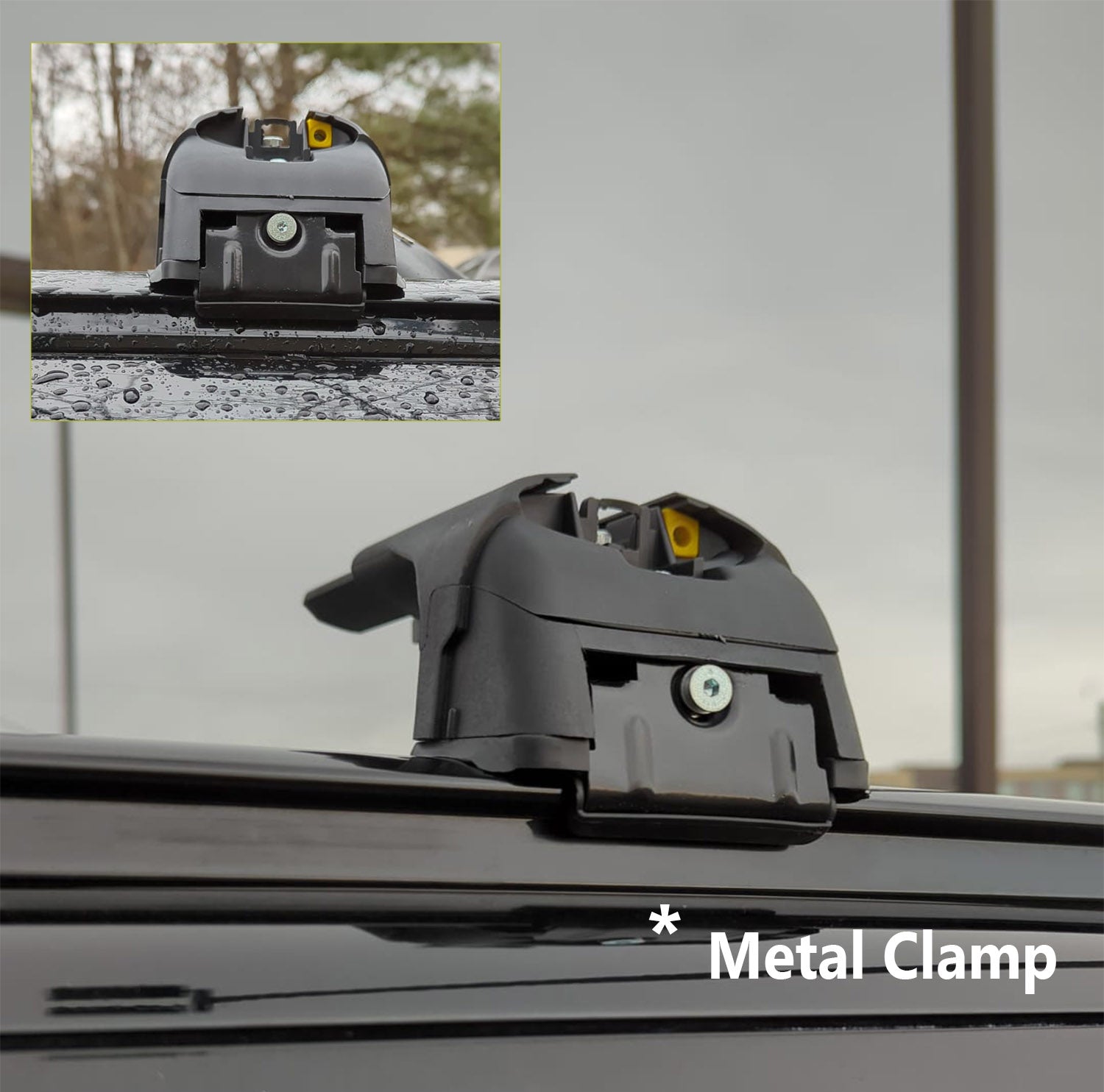 For Isuzu MU-X Roof Rack System, Aluminium Cross Bar, Flush Rail, Silver