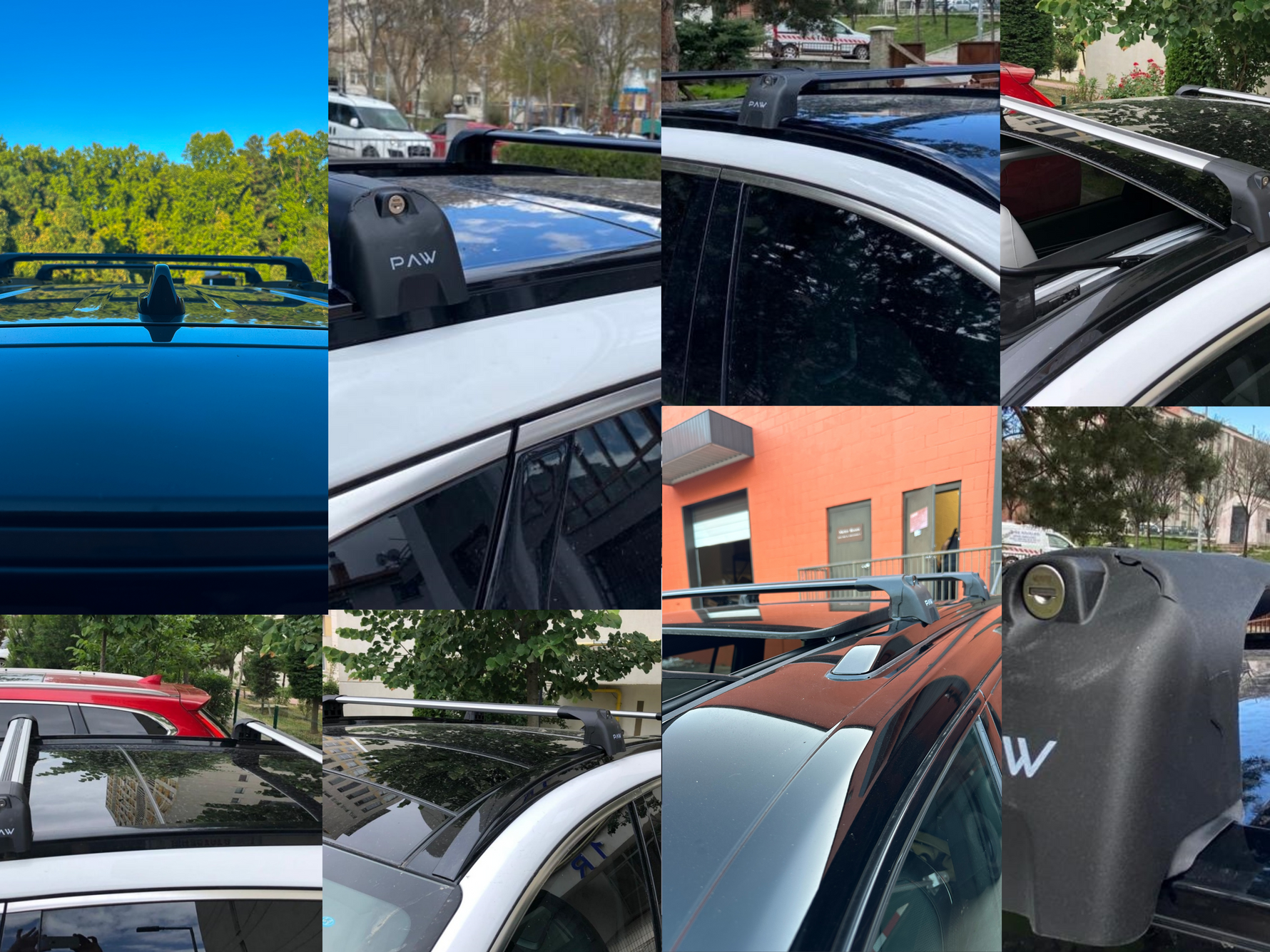 Land Rover Range Rover Velar L560 2017-2025 Roof Rack System - Minum Cross Bars, Siyah