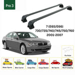 Bmw 7 (E65/66) 2001-2007 Portbagaj Taşıyıcı Ara Atkı Aparatı Paw Pro 3 Siyah