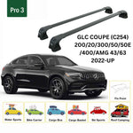 Mercedes Benz Glc Coupe (C254) 2022-2025 Portbagaj Taşıyıcı Ara Atkı Aparatı Paw Pro 3 Siyah