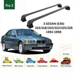 Bmw 3 Sedan E36 1991-1998 Portbagaj Taşıyıcı Ara Atkı Aparatı Paw Pro 3 Siyah