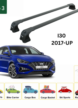 Hyundai İ30 2017-2025 Portbagaj Taşıyıcı Ara Atkı Aparatı Paw Pro 3 Siyah