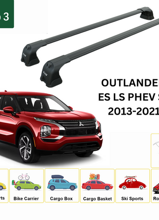 Mitsubishi Outlander 2022-2025 Portbagaj Taşıyıcı Ara Atkı Aparatı Paw Pro 3 Gri