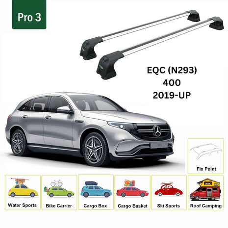 Mercedes Benz Eqc (N293) 2019-2025 Portbagaj Taşıyıcı Ara Atkı Aparatı Paw Pro 3 Gri