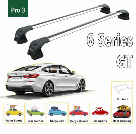 Bmw 6 Gt G32 2017-2023 Portbagaj Taşıyıcı Ara Atkı Aparatı Paw Pro 3 Siyah