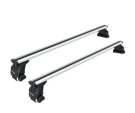 Toyota Land Cruiser 2010-2023 Roof Rack Cross Bar Metal Bracket Flush Rail Gri