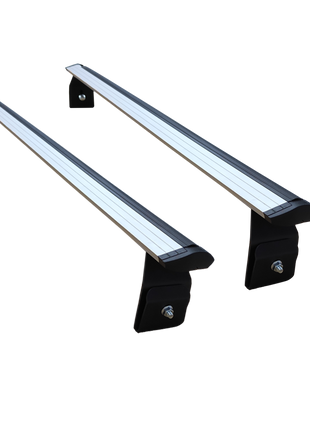 For Suzuki Samurai Rain Gutter Roof Rack Cross Bars Metal Bracket Rain Gutters Alu Silver