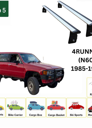 Toyota 4Runner (N60) 1985-1989 Yagmur Oluklu Üst Tavan Taşıyıcı Ara Atkısı Paw Gri