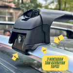 Audi A4 Avant 2016-2025 Portbagaj Taşıyıcı Ara Atkisi - Ara Çubuk Paw Pro 2 Gri