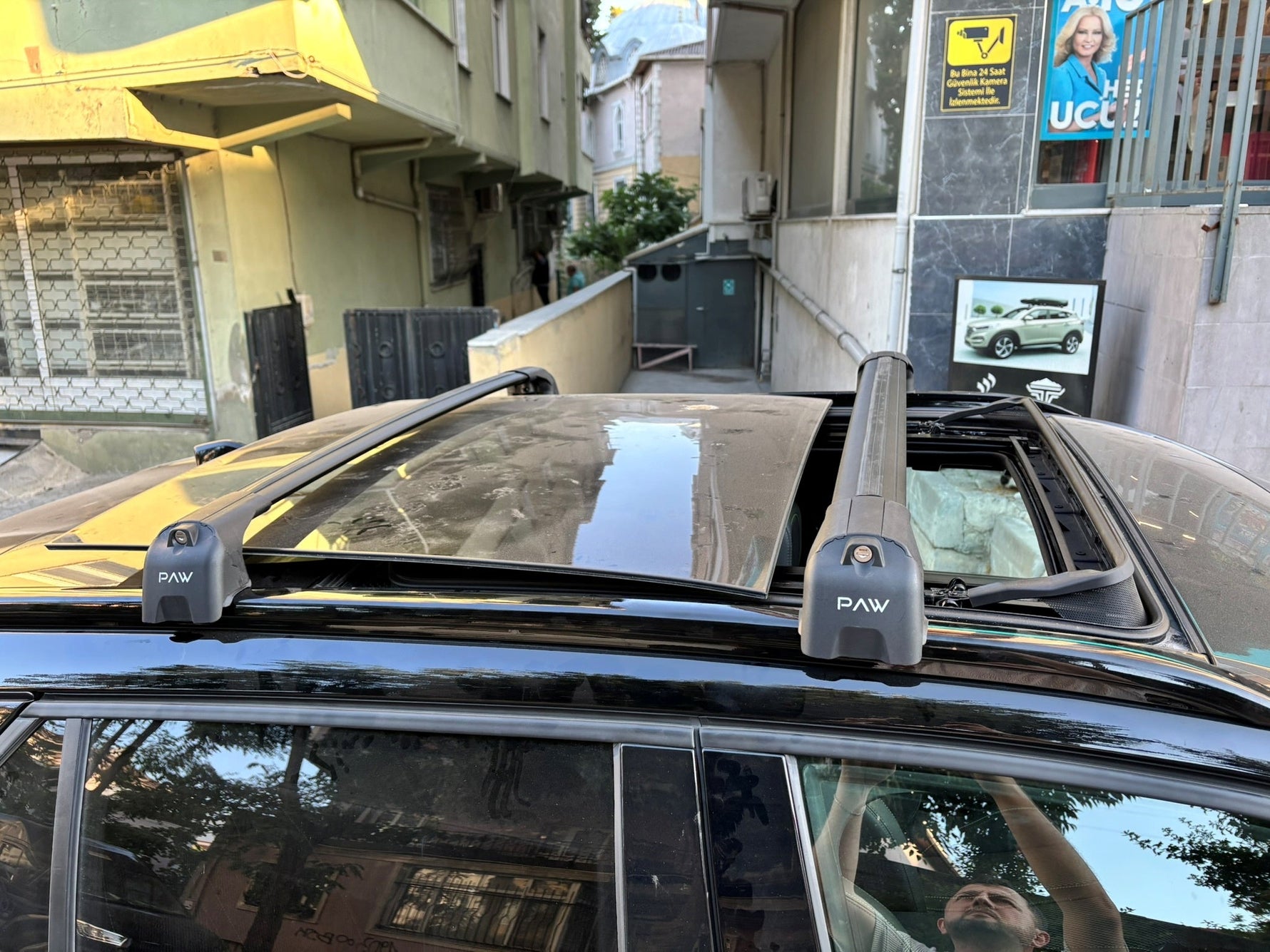 Peugeot 2008 2020-2025 Portbagaj Taşıyıcı Ara Atkisi - Ara Çubuk Paw Pro 2 Siyah