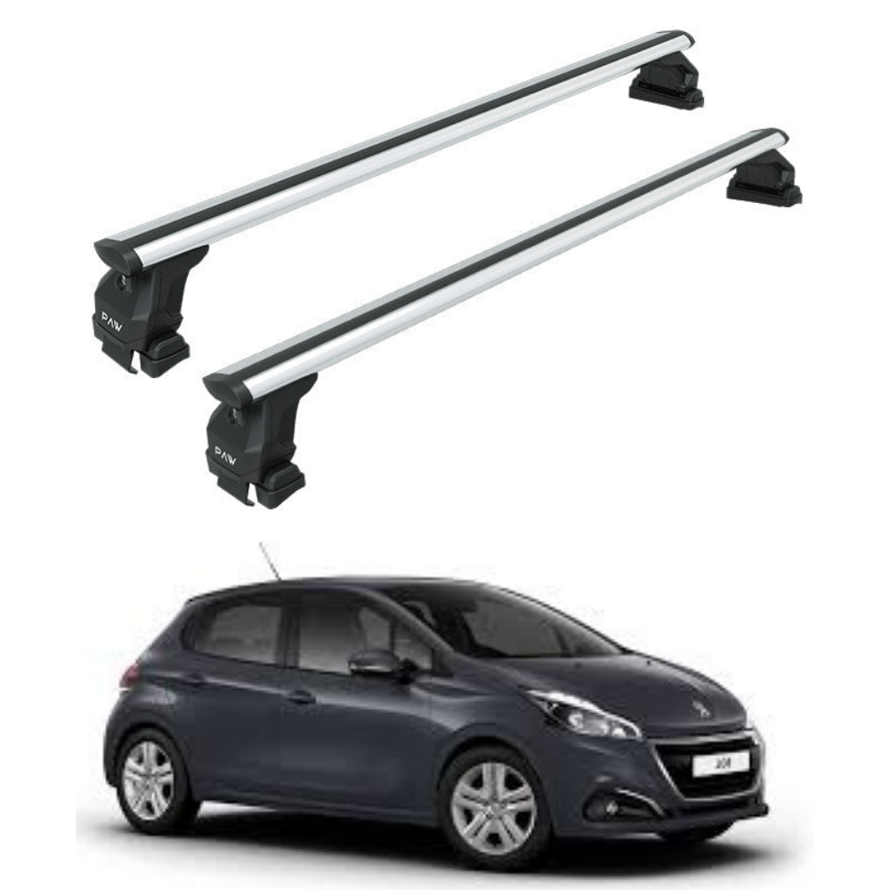 Peugeot 208 (2012-2019) Portbagaj Taşıyıcı Ara Atkısı Toros Pro 4, Gri