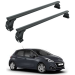 Peugeot 208 (2012-2019) Portbagaj Taşıyıcı Ara Atkısı Toros Pro 4, Siyah