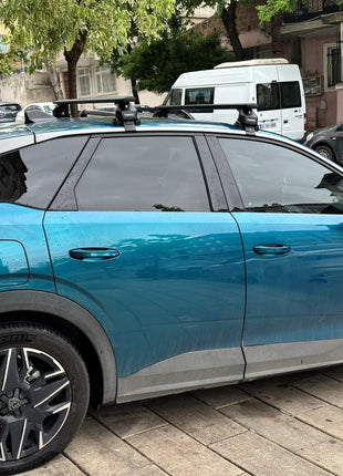 Peugeot 3008 2024- Up Oluksuz Üst Tavan Portbagaj Taşıyıcı Ara Atkısı Toros Serisi Pro 4 Siyah