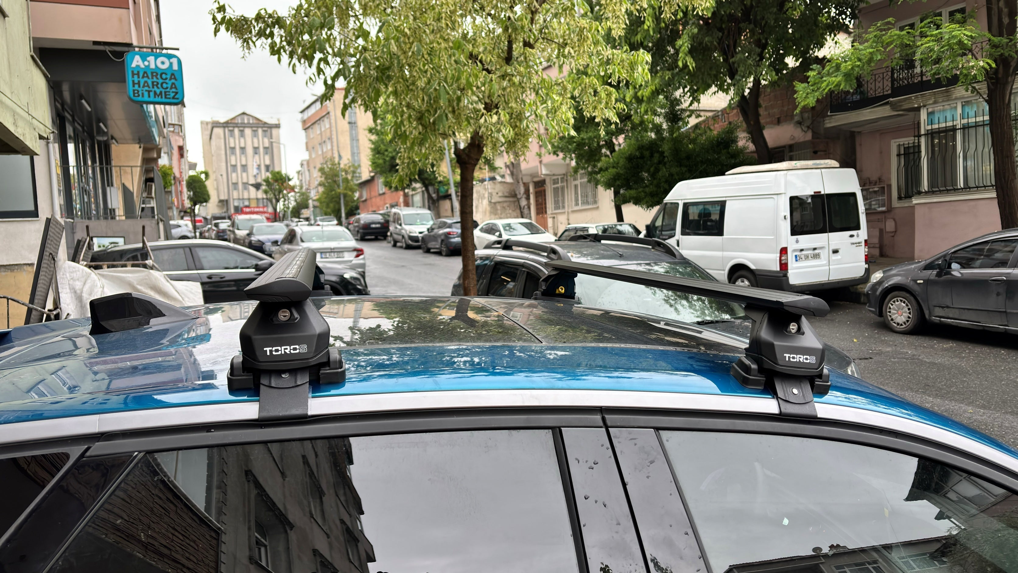 Peugeot 3008 2024- Up Oluksuz Üst Tavan Portbagaj Taşıyıcı Ara Atkısı Toros Serisi Pro 4 Siyah