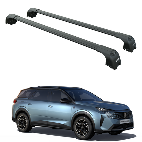 Peugeot 5008 2024- Up Portbagaj Taşıyıcı Ara Atkisi - Ara Çubuk Paw Pro 2 Siyah