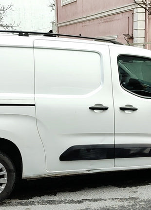Fiat Doblo Kısa Şase 2022-2025 Van Araç Üstü Alüminyum Tavan Yan Rayları Plus Serisi - Siyah