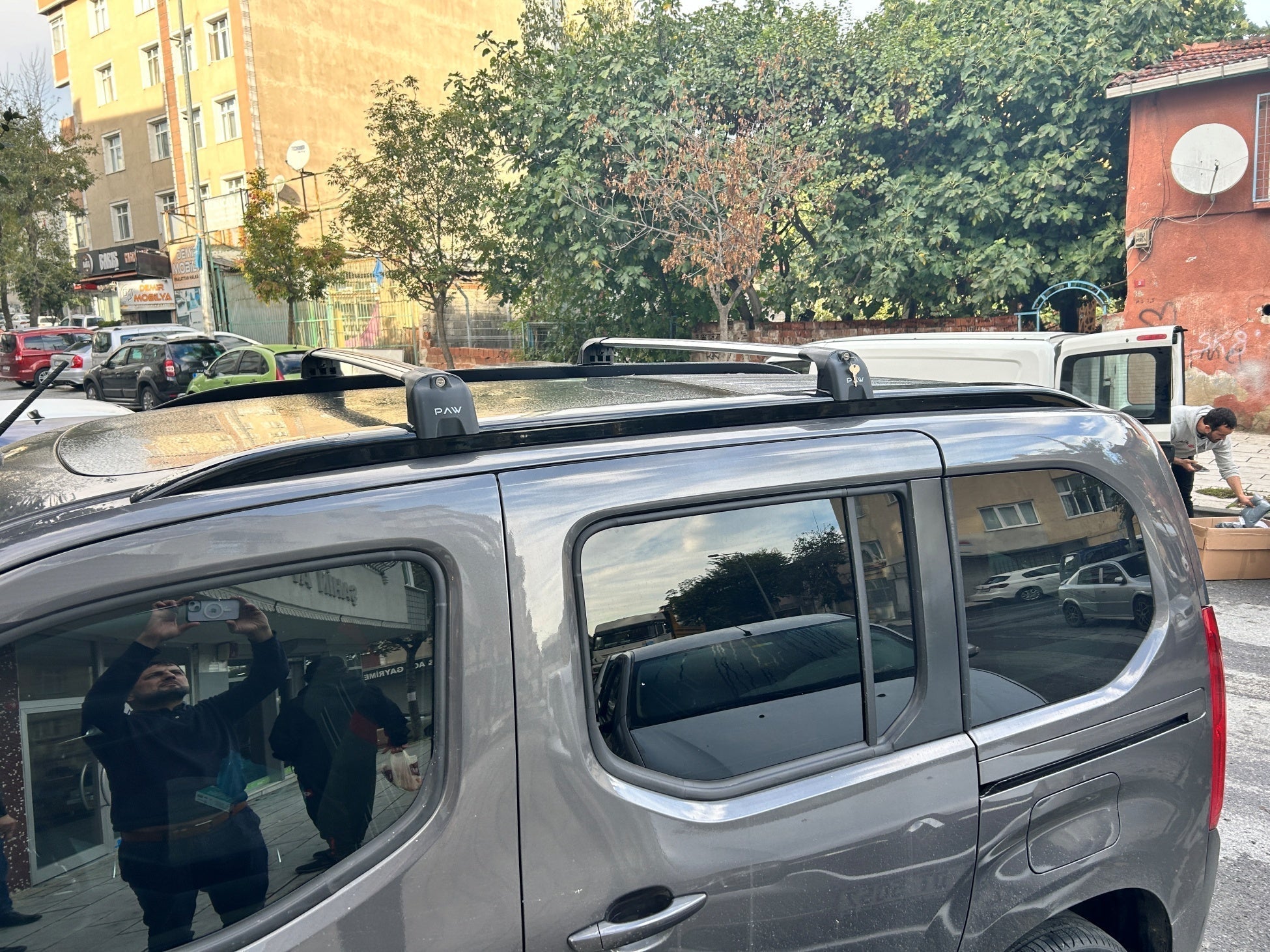 Citroen Berlingo 2023-2025 Portbagaj Taşıyıcı Ara Atkisi - Ara Çubuk Paw Pro 2 Gri