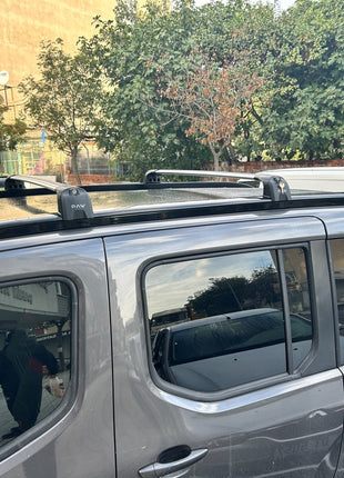 Citroen Berlingo 2023-2025 Portbagaj Taşıyıcı Ara Atkisi - Ara Çubuk Paw Pro 2 Gri
