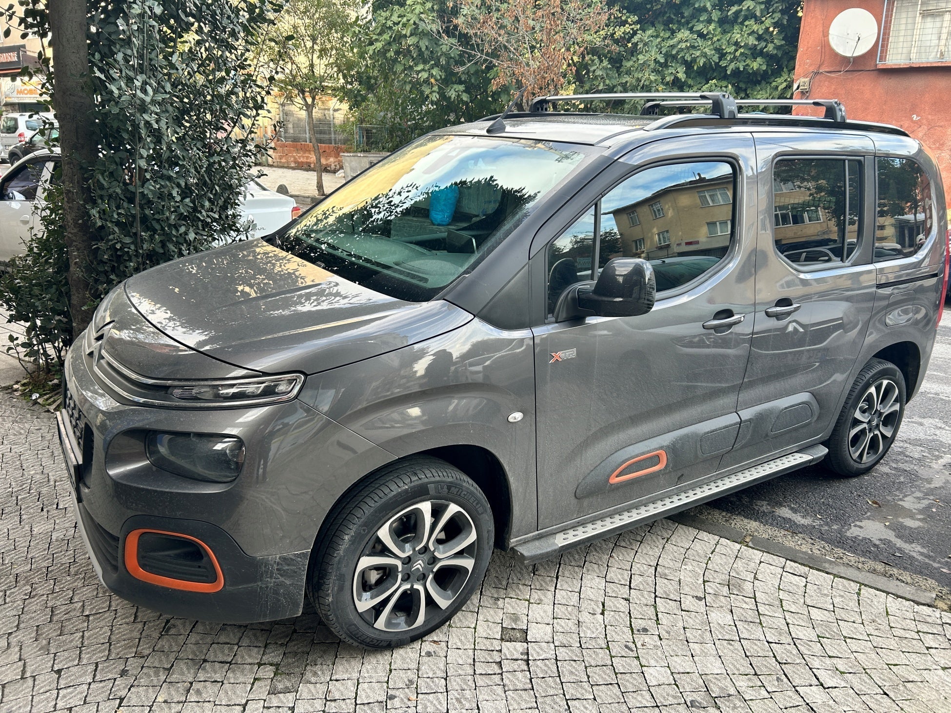Citroen Berlingo 2023-2025 Portbagaj Taşıyıcı Ara Atkisi - Ara Çubuk Paw Pro 2 Gri