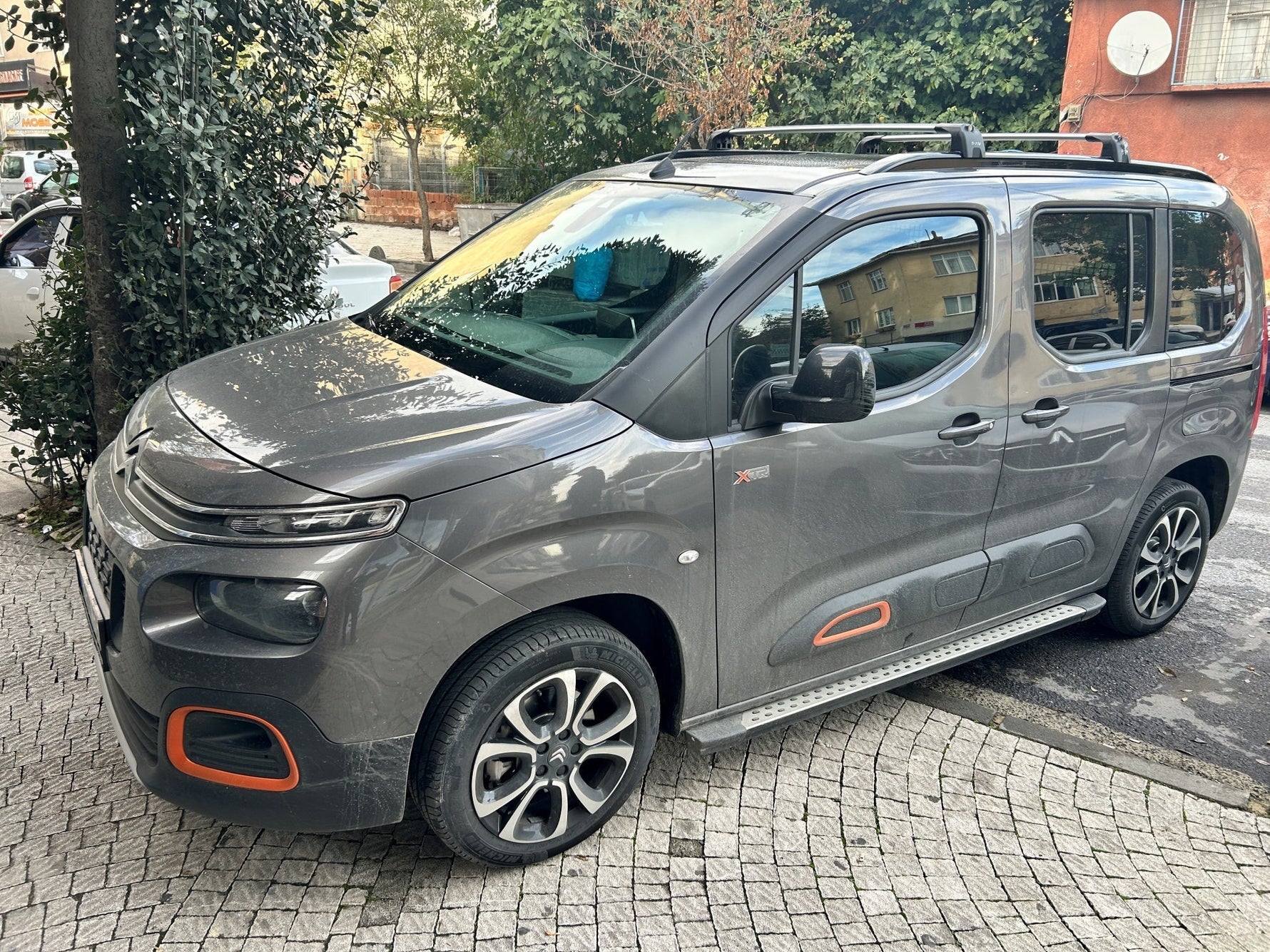 Opel Combo 2023-2025 Portbagaj Taşıyıcı Ara Atkisi - Ara Çubuk Paw Pro 2 Gri