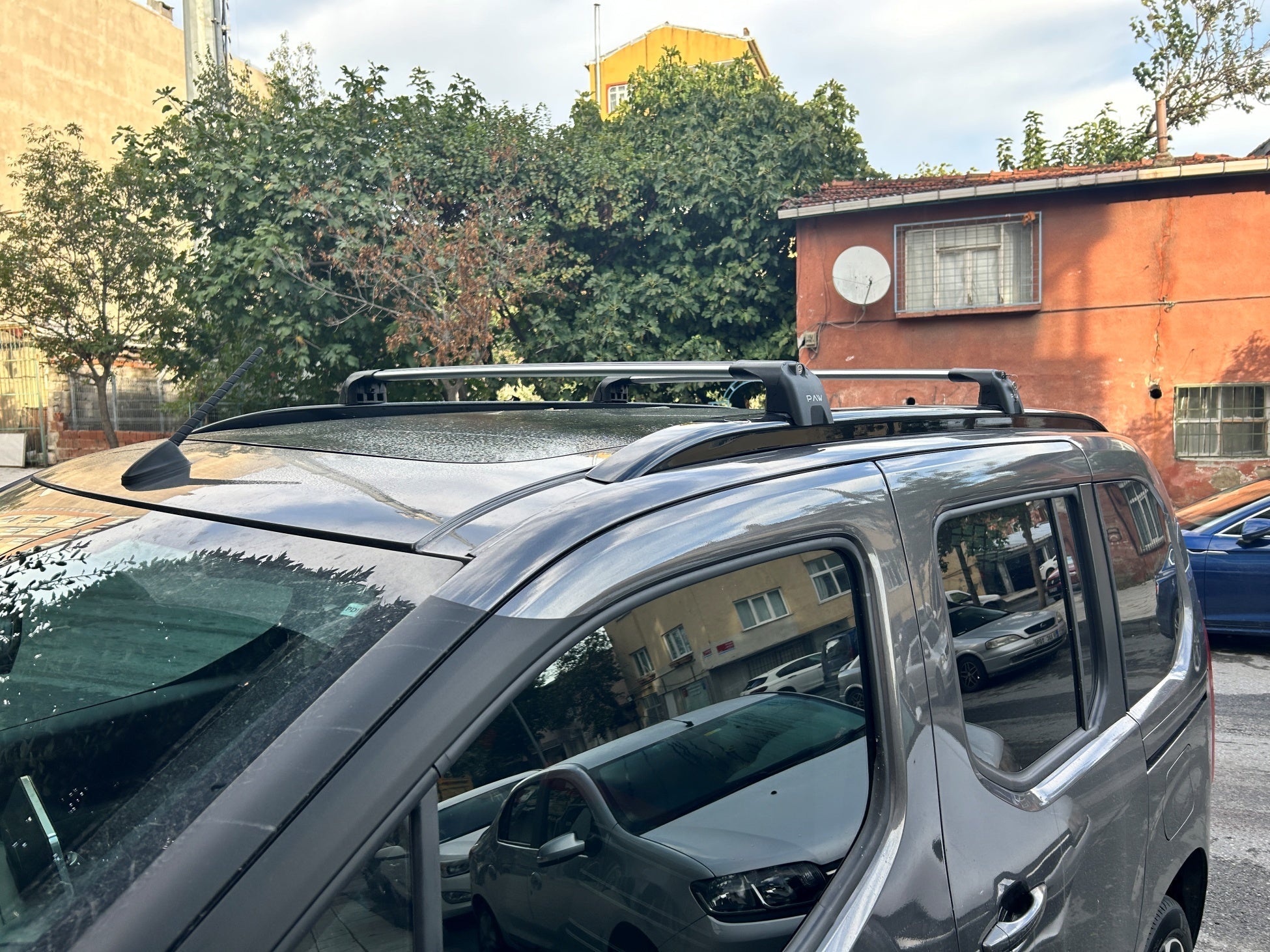 Citroen Berlingo 2023-2025 Portbagaj Taşıyıcı Ara Atkisi - Ara Çubuk Paw Pro 2 Gri