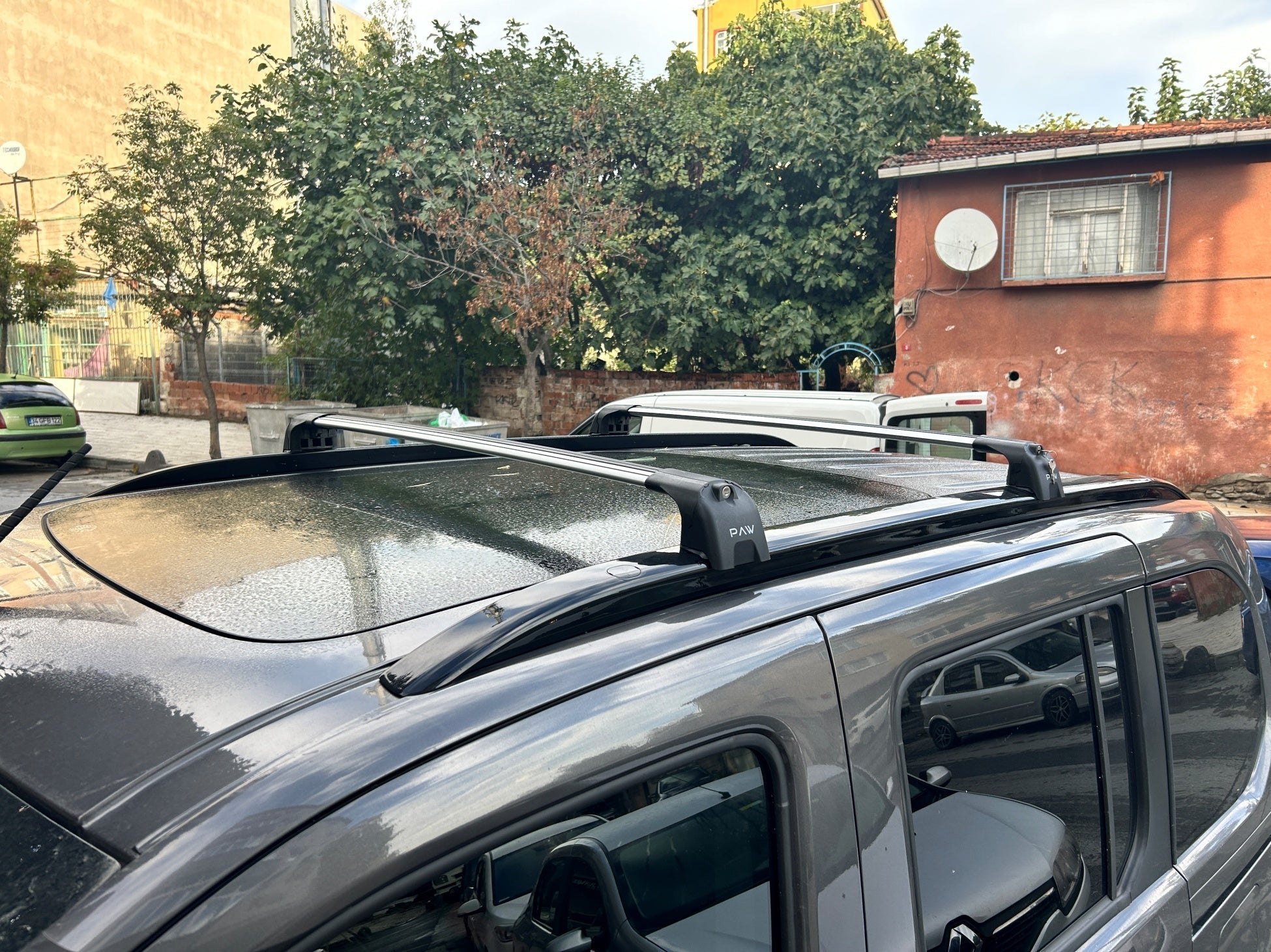 Citroen Berlingo 2023-2025 Portbagaj Taşıyıcı Ara Atkisi - Ara Çubuk Paw Pro 2 Gri