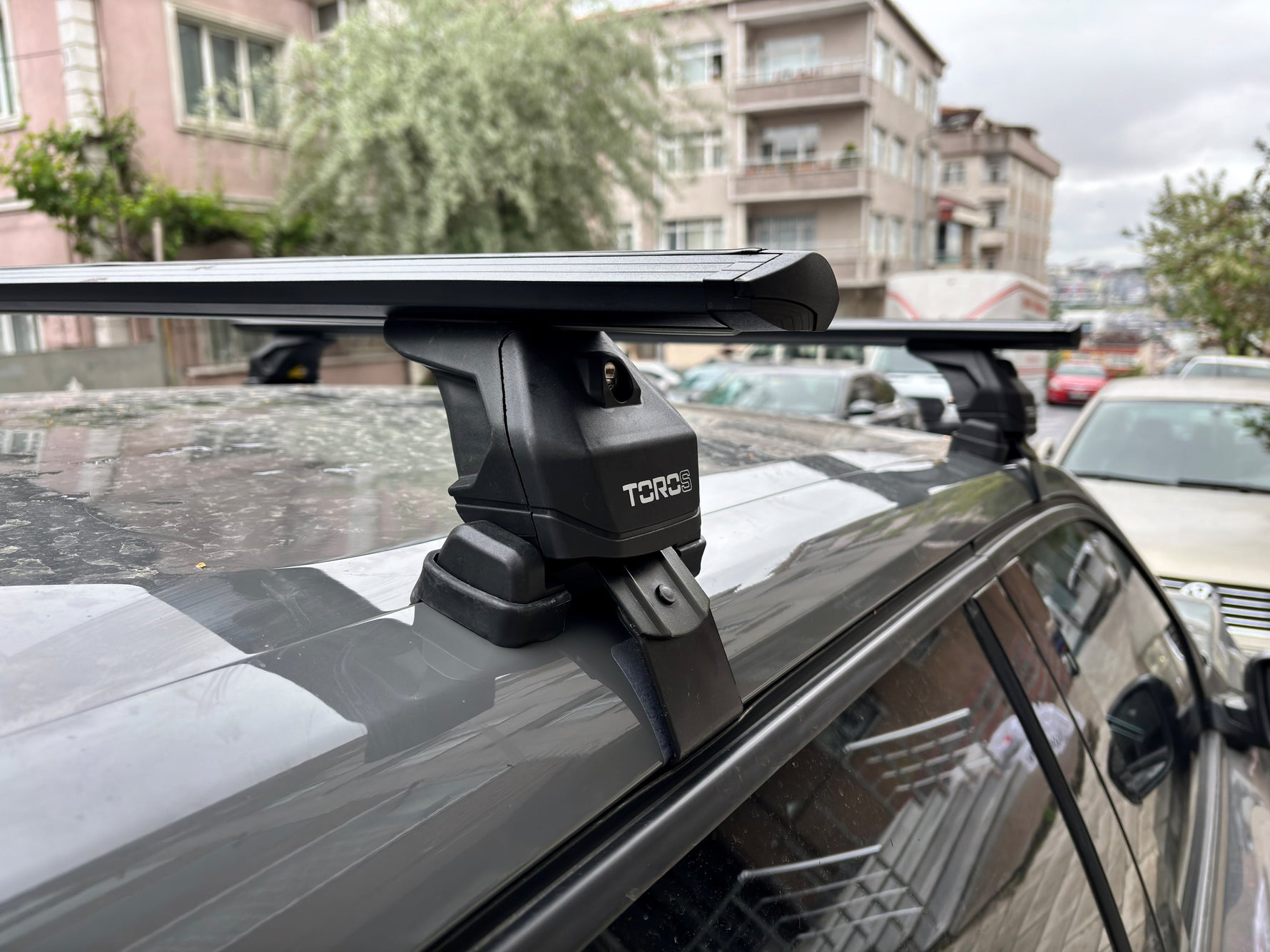 Peugeot 2008 2020- Up Oluksuz Üst Tavan Portbagaj Taşıyıcı Ara Atkısı Toros Serisi Pro 4 Gri