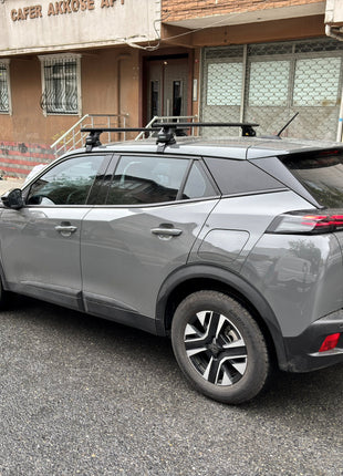 Opel Frontera 2024- Up Oluksuz Üst Tavan Portbagaj Taşıyıcı Ara Atkısı Toros Serisi Pro 4 Siyah