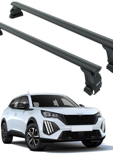 Peugeot 2008 2020-2025 Oluksuz Üst Tavan Portbagaj Taşıyıcı Ara Atkısı Toros Serisi Pro 4 Siyah