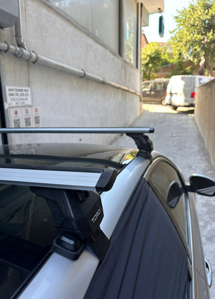 Citroen C4 2011-2018 Oluksuz Üst Tavan Portbagaj Taşıyıcı Ara Atkısı Toros Serisi Pro 4 Gri