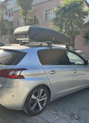 Citroen C4 2011-2018 Oluksuz Üst Tavan Portbagaj Taşıyıcı Ara Atkısı Toros Serisi Pro 4 Gri