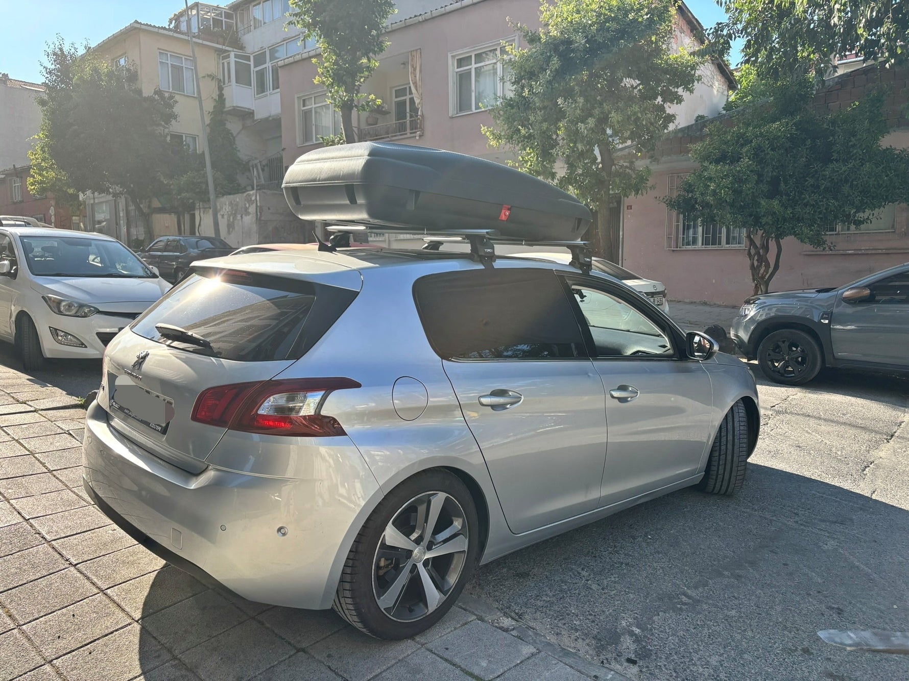 Citroen C4 2011-2018 Oluksuz Üst Tavan Portbagaj Taşıyıcı Ara Atkısı Toros Serisi Pro 4 Siyah