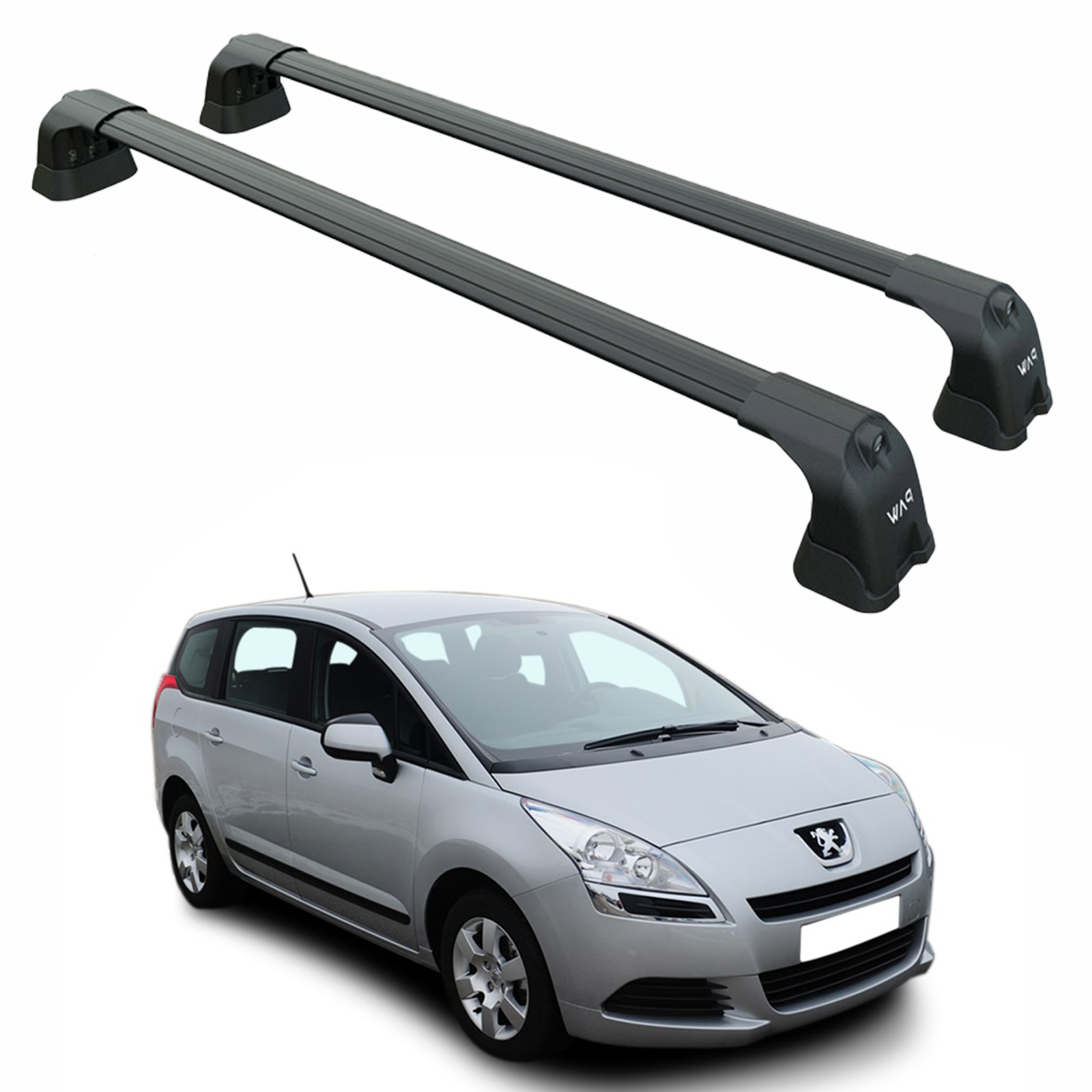 Peugeot 5008 2010-2017 Portbagaj Taşıyıcı Ara Atkı Aparatı Paw Pro 3 Siyah