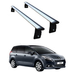 Peugeot 5008 (2010-2017) Cross Bars Roof Rack System - Paw Pro 2 Grey