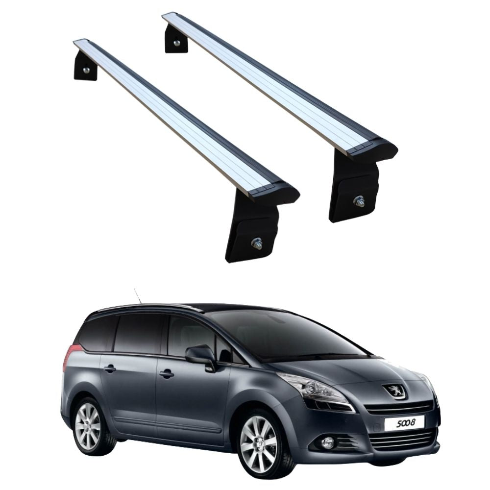 Peugeot 5008 (2010-2017) Cross Bars Roof Rack System - Paw Pro 2 Grey