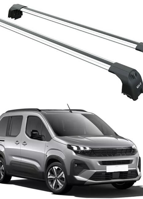 Peugeot Rifter 2023-2025 Portbagaj Taşıyıcı Ara Atkisi - Ara Çubuk Paw Pro 2 Gri