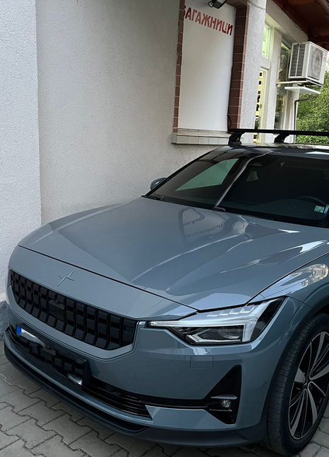 Polestar Polestar 2 Oluksuz Üst Tavan Portbagaj Taşıyıcı Ara Atkısı Toros Serisi Pro 4 Gri