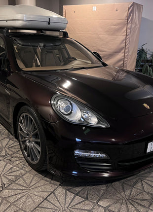 For Porsche Panamera 2009-2016 Roof Rack Cross Bars Fix Point Alu Black