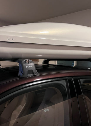 For Porsche Panamera 2009-2016 Roof Rack Cross Bars Fix Point Alu Black